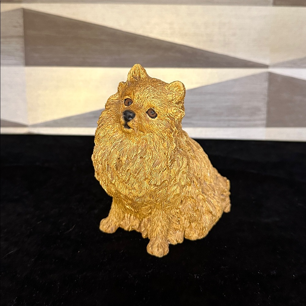 Pomeranian Dog Figurine